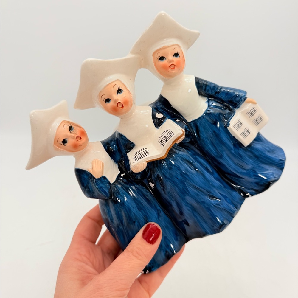 Vintage Singing Nuns Music Box Figurine | Made in Japan | MCM